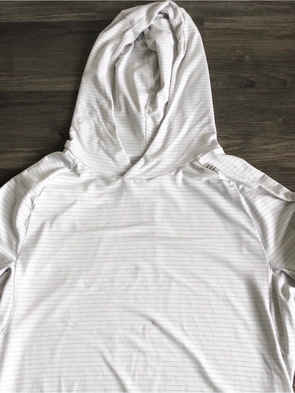 Lululemon Mens Drysense Hoodie Long Sleeve Shirt Off White. Medium - Picture 2 of 4